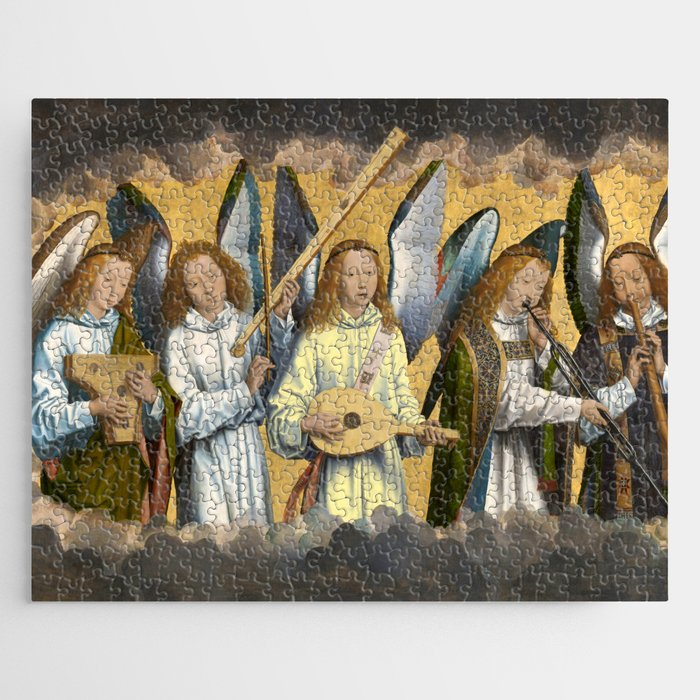 Hans Memling "Angel Musicians" (2) Jigsaw Puzzle