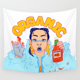 Jobu Tupaki Organic Ketchup Wall Tapestry