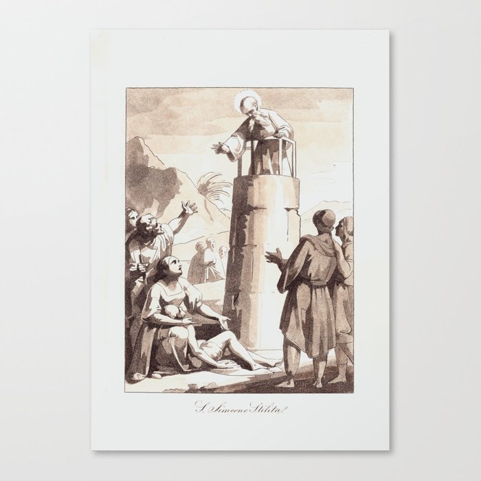 Saint Simeon Stylities Canvas Print