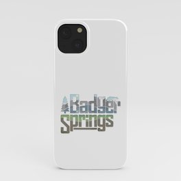 Badger Springs iPhone Case