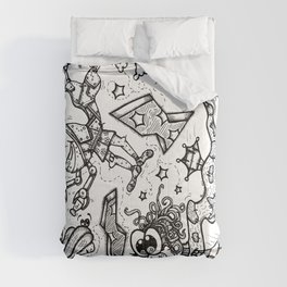 An Odd Flock and Wandering Stars! Comforter