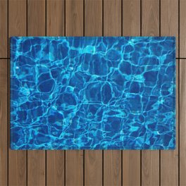 SWIMMING POOL. Dive into the blue. Outdoor Rug