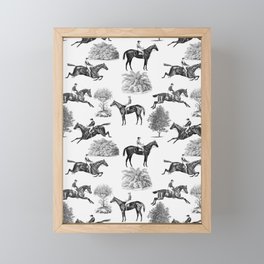 HORSE RACING  Framed Mini Art Print