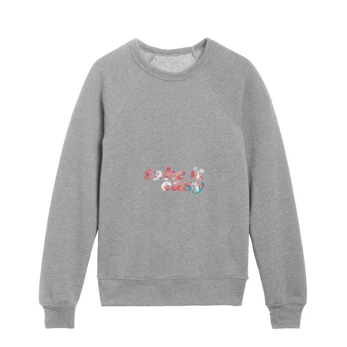 Take it easy - lettermark Kids Crewneck