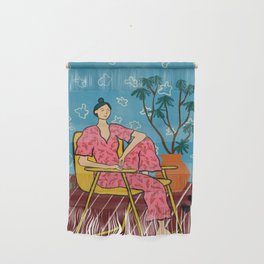 PLANT LADY AT HOME Wall Hanging