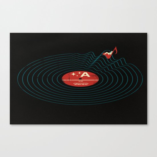 Soundwaves Canvas Print