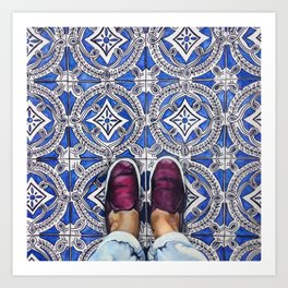 Art Beneath Our Feet - Ancona, Italy Art Print