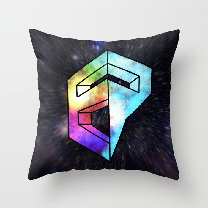Inner Galaxy EP Logo Throw Pillow