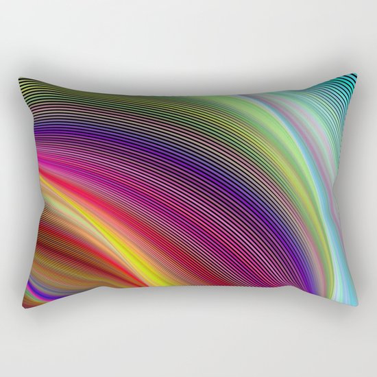 Vortex of colors Rectangular Pillow