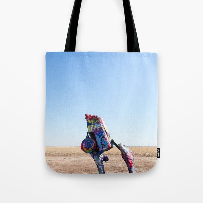 Amarillo Ranch Route 66 Texas Travel Photography Tote Bag