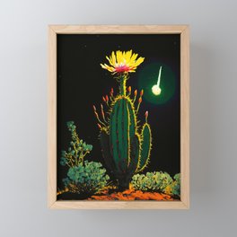 Desert Comet by Ben Manzanares  Framed Mini Art Print