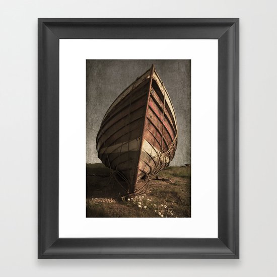 One Proud Boat Framed Art Print