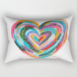 Art Heart no.1 Rectangular Pillow
