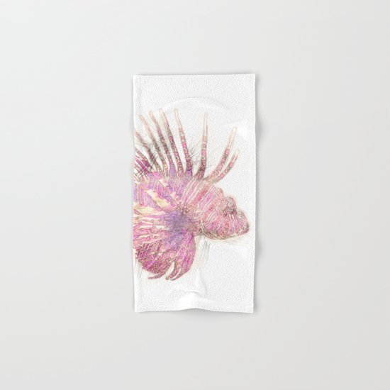 Lets draw a Lionfish Hand & Bath Towel