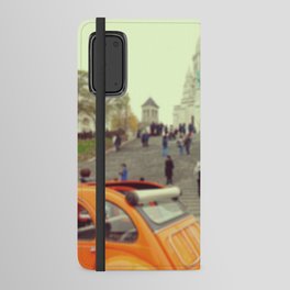 Unfocused Paris Nº 10 | Old car and Sacre Coeur basilica | Out of focus photography Android Wallet Case
