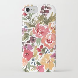 Scattered Florals iPhone Case