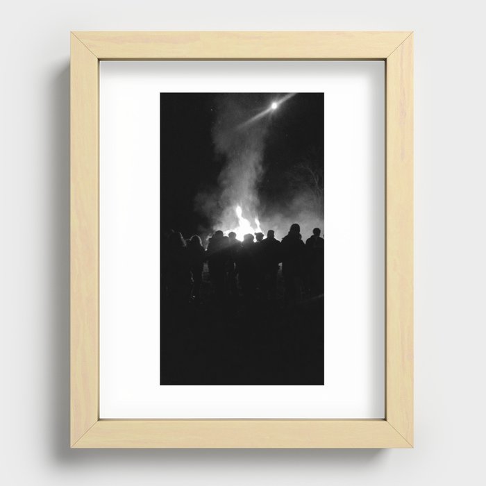 Bonfire night Recessed Framed Print