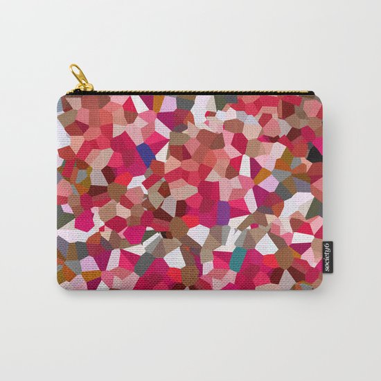 Ruby Red Heart Moon Love Carry-All Pouch