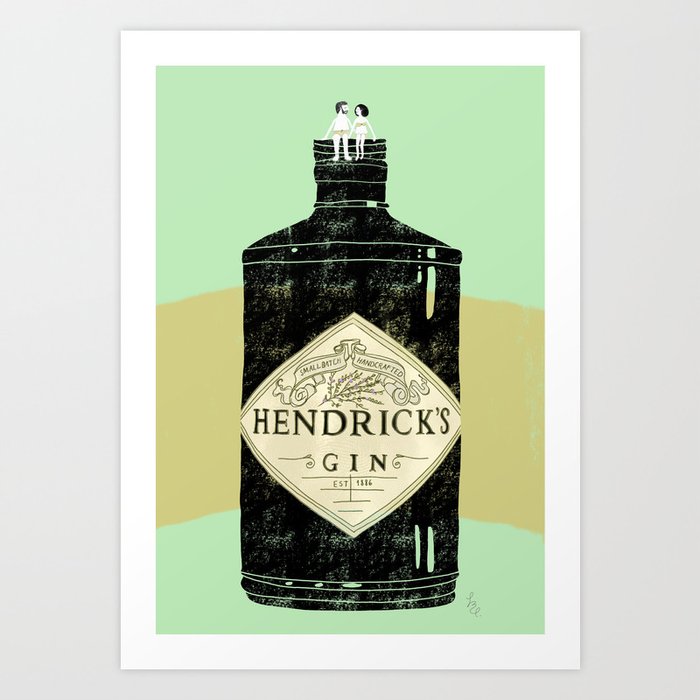 Gin tonic for two Art Print