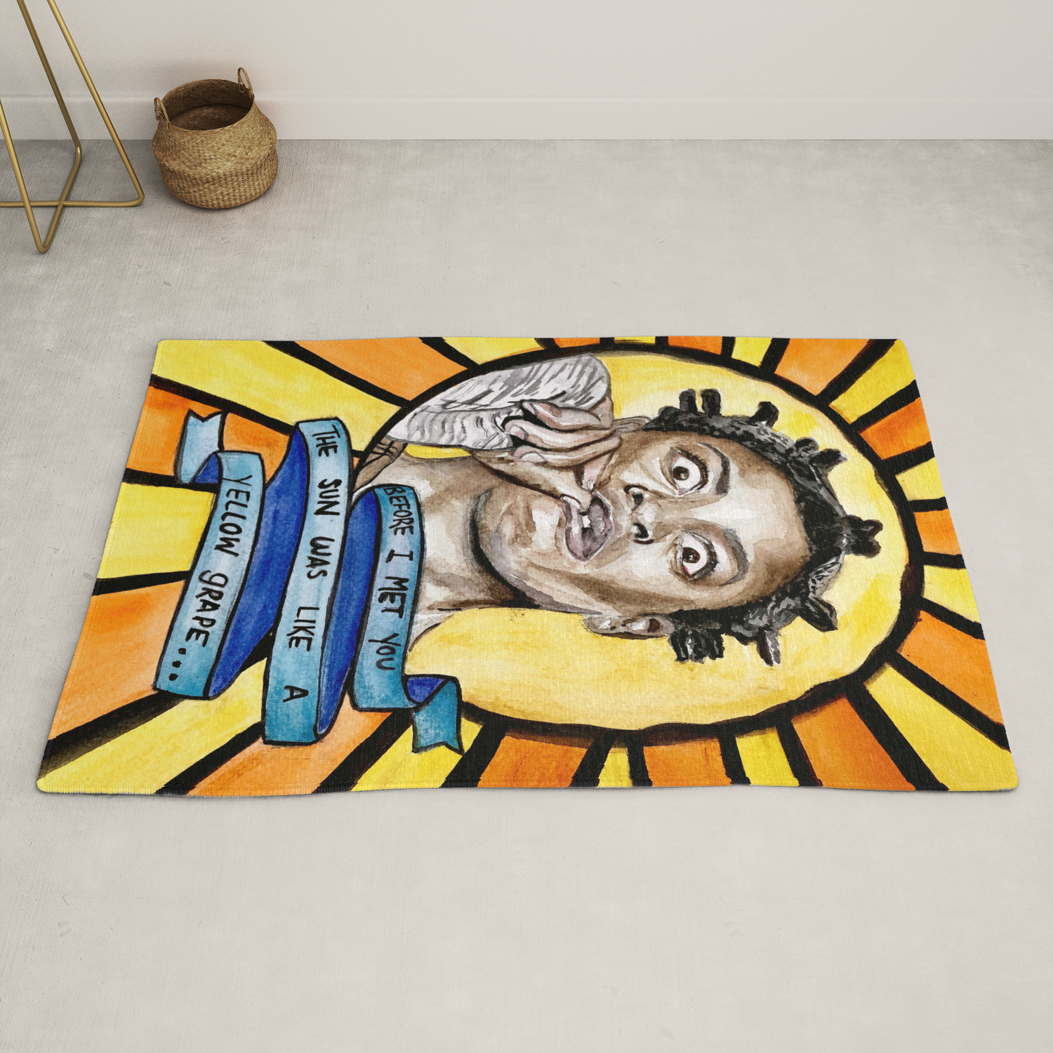 Crazy Eyes Orange Is The New Black Rug By Madisonvermilya Society6