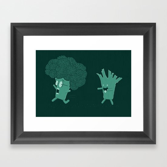 So Many Brains! Framed Art Print