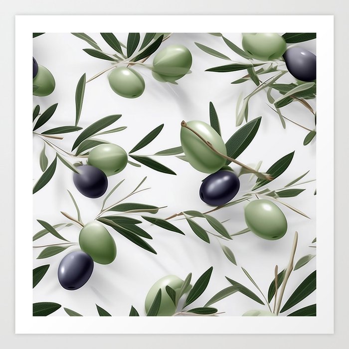 Olives Art Print