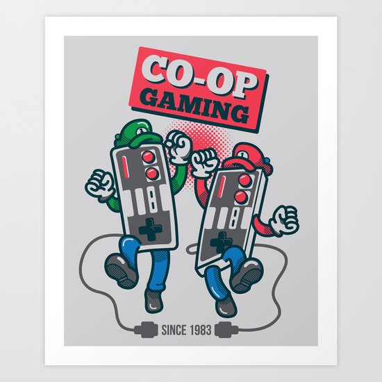 Co-op Gaming Art Print