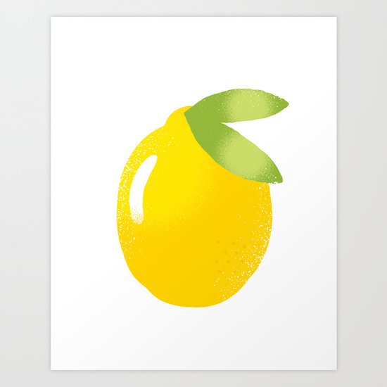 LEMON Art Print