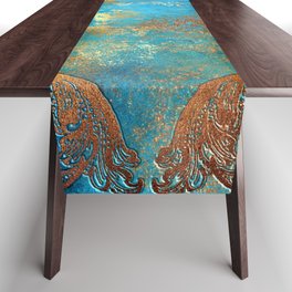 Ornament Rust Texture 08 Table Runner