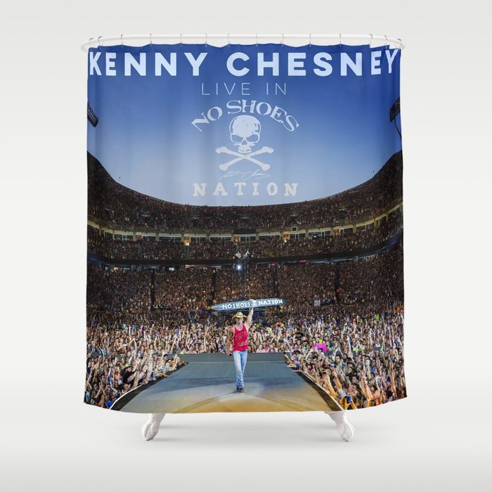 kenny concert chesney live tour 2023 Shower Curtain