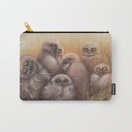 Burrowing owl funny family Carry-All Pouch