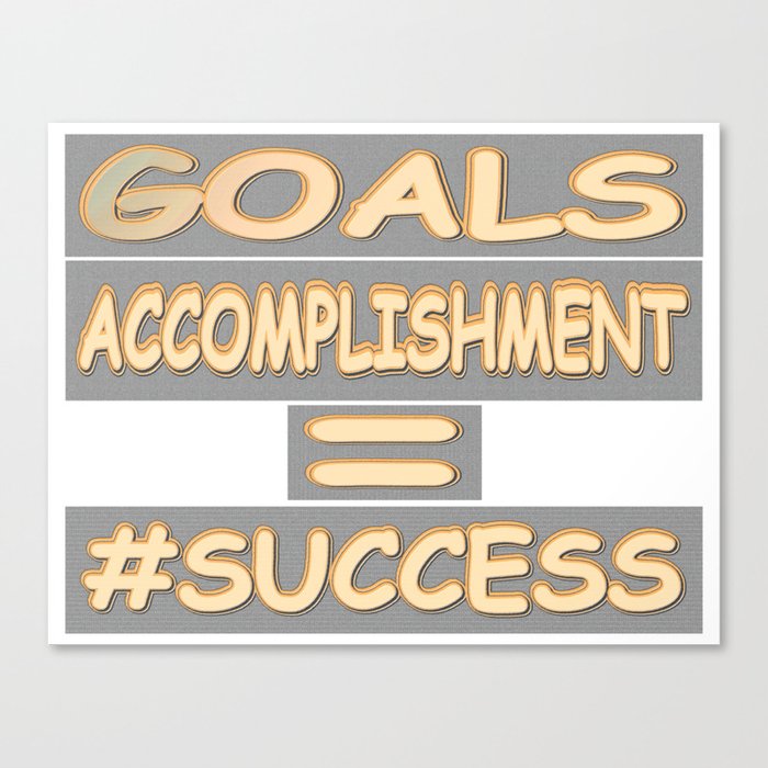 "SUCCESS EQUATION" Cute Design. Buy Now Canvas Print