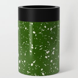 Green Terrazzo Seamless Pattern Can Cooler