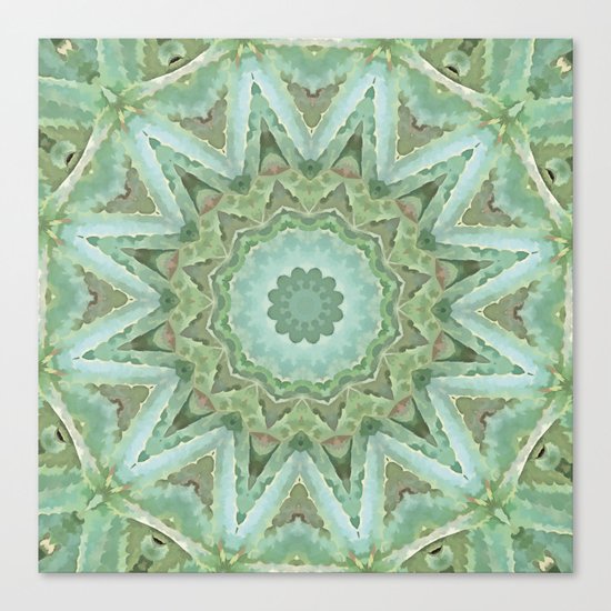 Kaleidoscope of Cacti Canvas Print