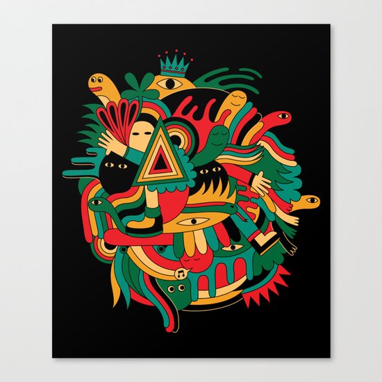 The world Canvas Print