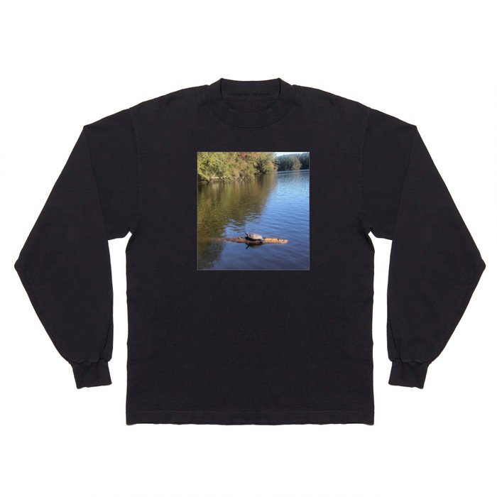 Turtle In The Lake T shirt Long Sleeve T Shirt