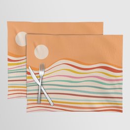 Sea of change -  Rainbow Waves of Love Placemat