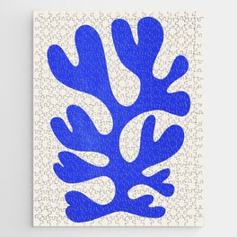 Electrik: Matisse Color Series III | Mid-Century Edition Jigsaw Puzzle | Cutouts, Cut Out, Graphicdesign, Blue, Art, Vintage, Mid Century, Leaf, French, Abstract 