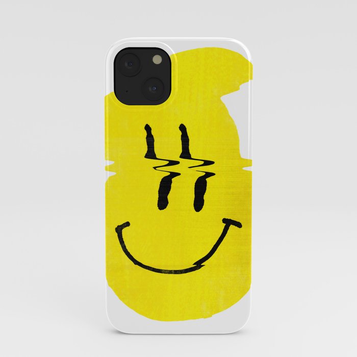 Smiley Glitch iPhone Case