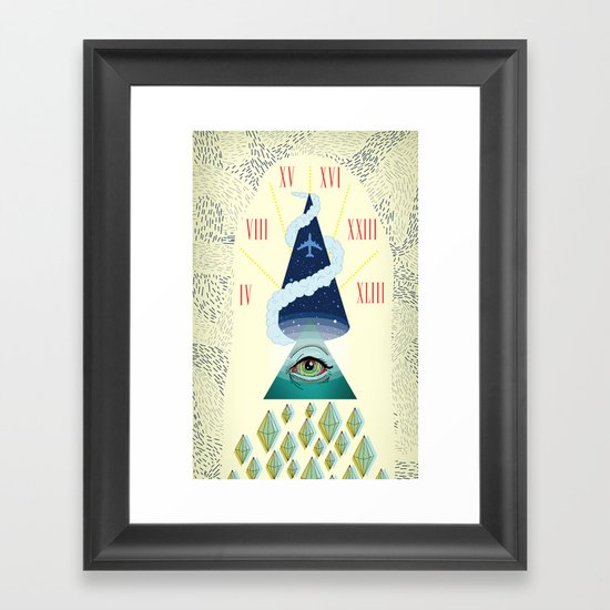 The Sky is Open Framed Art Print