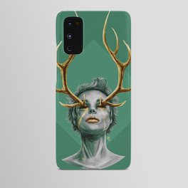 Antler Eyes - Green Android Case