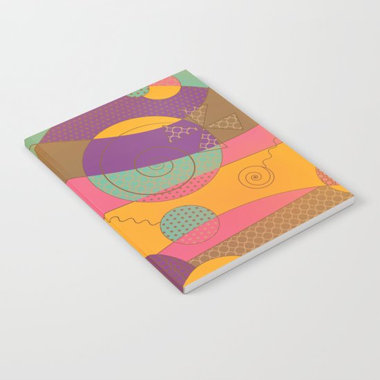 Abstract pattern - Chocolate Candy Notebook