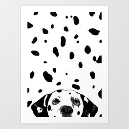 Dalmatian Spots Art Print
