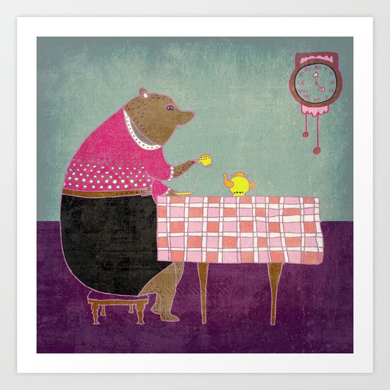 Afternoon tea Art Print