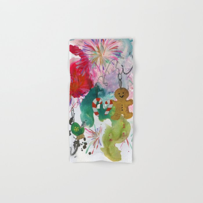 abstract fireworks N.o 1 Hand & Bath Towel