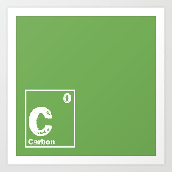 Carbon neutral Art Print