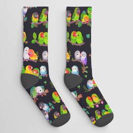 Lovebird - dark Socks