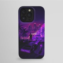 In search of Tomorrow 80's Retro Cyberpunk Design Synthwave Outrun Vaporwave iPhone Case