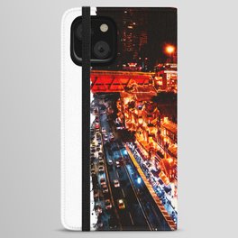 Chongqing China city watercolor iPhone Wallet Case