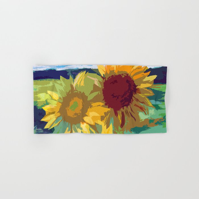 Sunflowers 002 Hand & Bath Towel